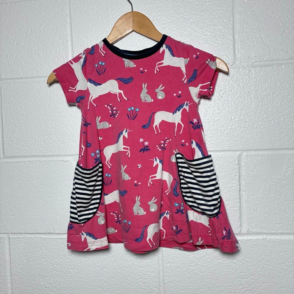 mini Boden girls unicorn bunnies top